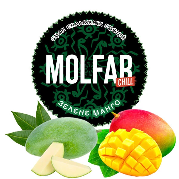 Табак Molfar Tobacco Chill Line Зеленое Манго 40 гр