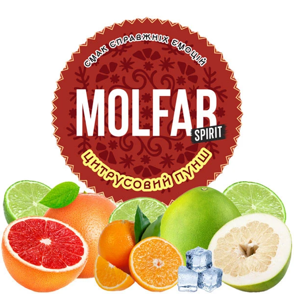 Табак Molfar Tobacco Spirit Line Цитрусовый Пунш 40 гр