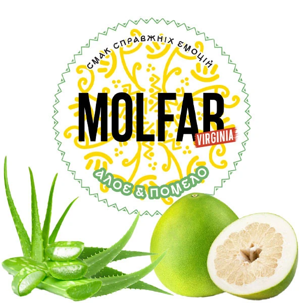 Табак Molfar Tobacco Virginia Line Алоэ & Помело 100 гр