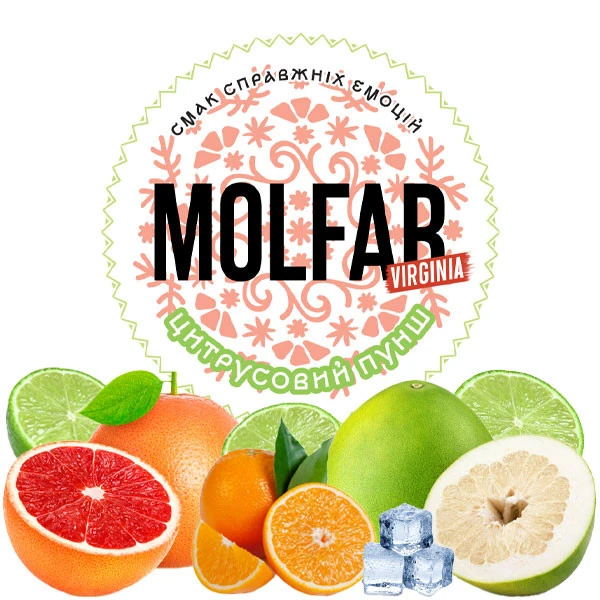 Табак Molfar Tobacco Virginia Line Цитрусовый Пунш 40 гр