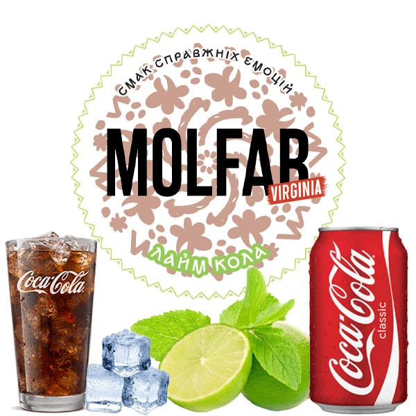 Табак Molfar Tobacco Virginia Line Лайм Кола 100 гр