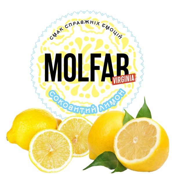 Табак Molfar Tobacco Virginia Line Сочный Лимон 100 гр