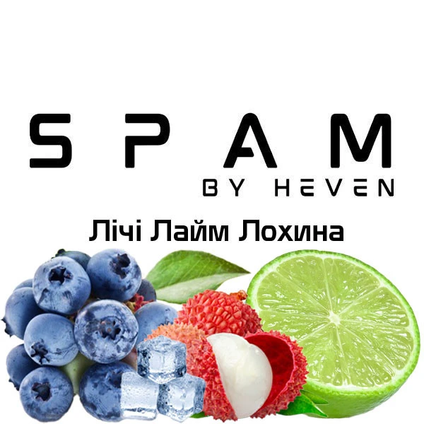 Табак Spam Личи Лайм Голубика 200 гр