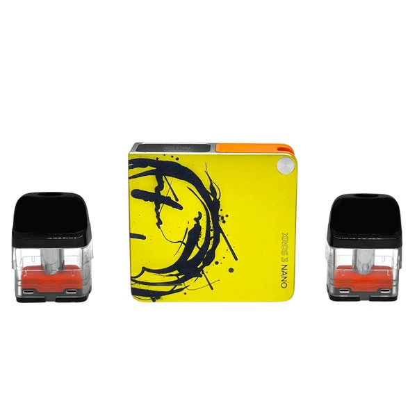 Vaporesso Xros 3 Nano X Smirk (Желтый с черным и оранжевым)