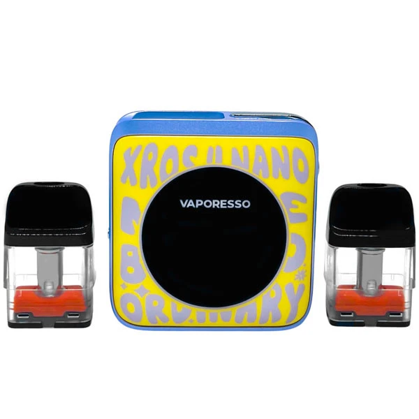 Vaporesso Xros 4 Nano Word-Pop Yellow (Желтый с голубым)
