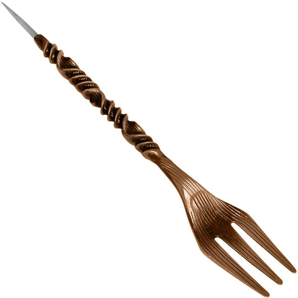 Вилка + шило для табака кованая Storm (Коричневый)